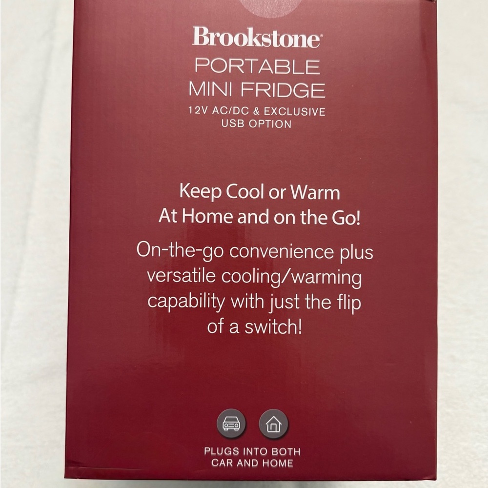 Brookstone Portable Mini Fridge 4L Hot & Cold Beauty Skincare Cooler NWT - Picture 5 of 5